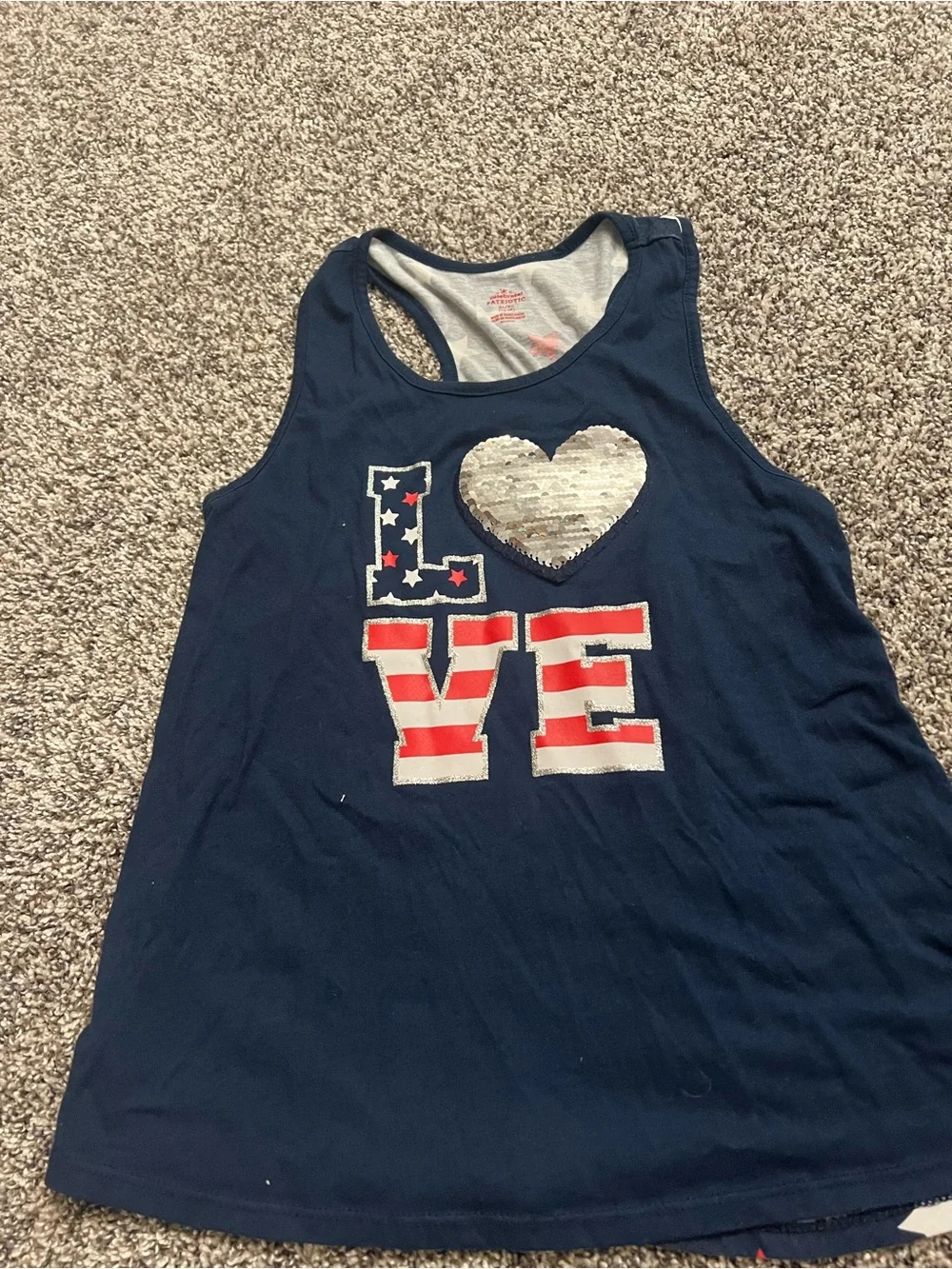 Walmart navy tank